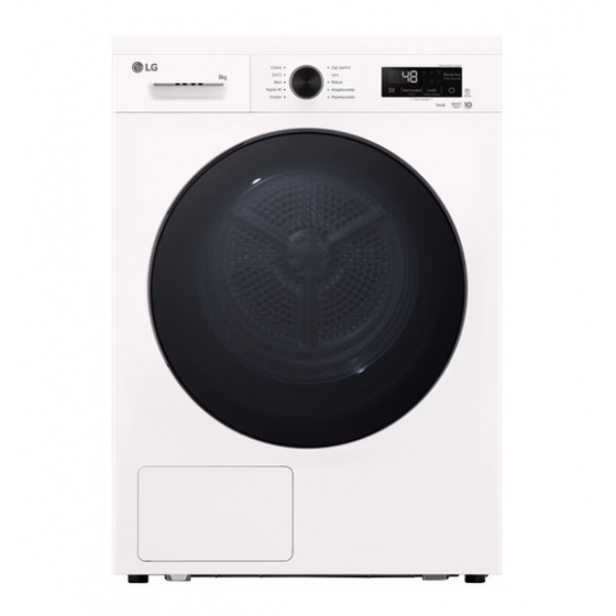 LG RHX1008NWB Στεγνωτήριο Ρούχων 8kg με Αντλία Θερμότητας